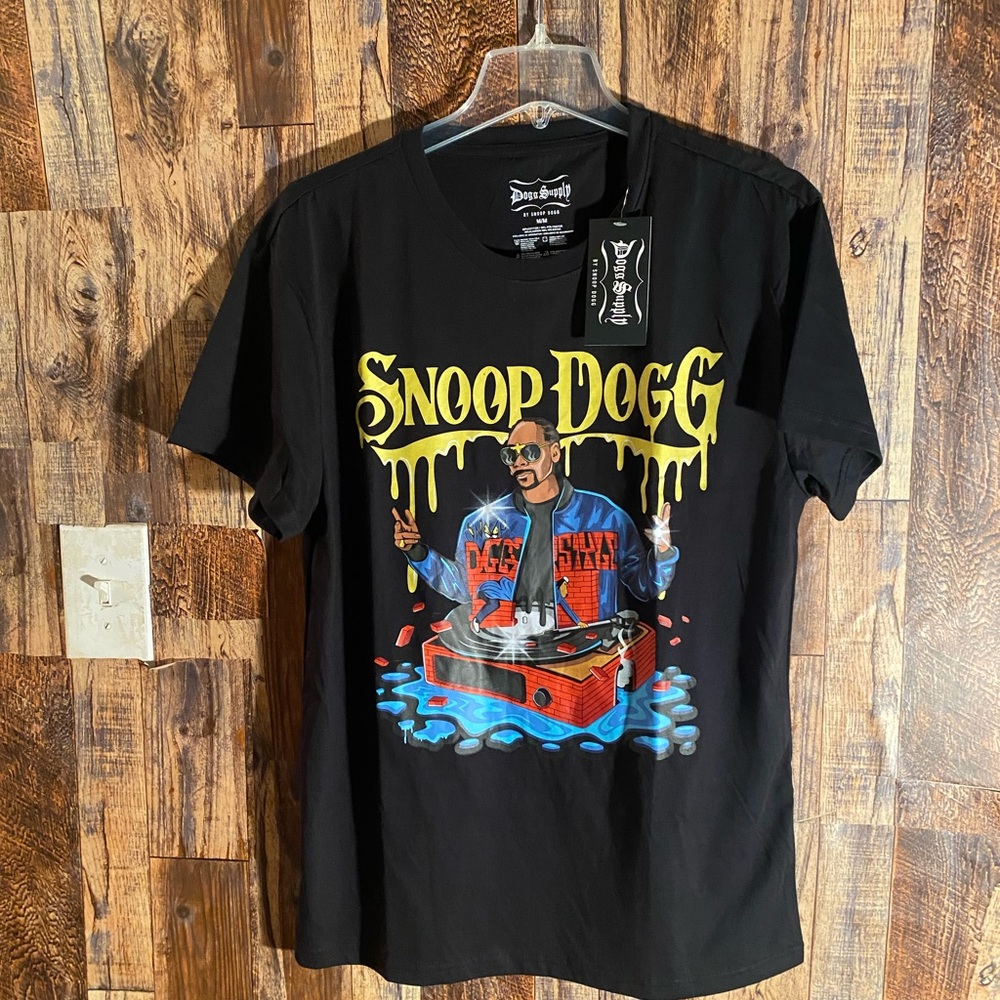 NWT Snoop Dogg Doggy Style Black Graphic T-Shirt  size Medium
